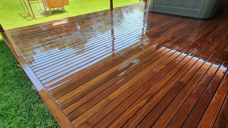 Finished Deck with Furniture